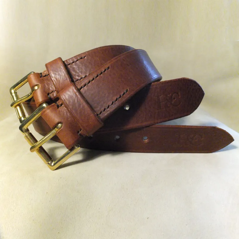 Hide and Collars Selby Leather Belt Tan-1